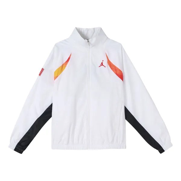 Куртка Air Jordan Legacy AJ11 Stand-up Collar Causual Jacket Coat Male White, белый