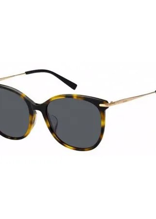 Солнцезащитные очки Max Mara, круглые, для женщин, разноцветный