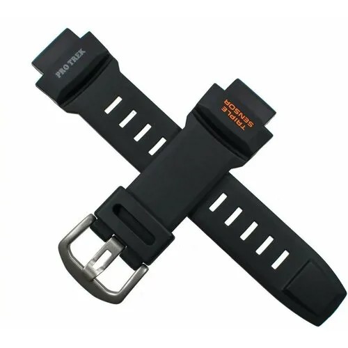 Ремень чёрный матовый пластик Casio PRG-550-1A4