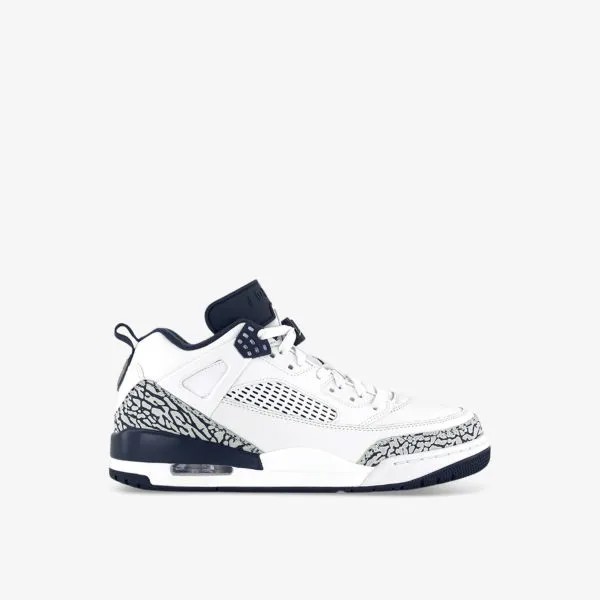 Низкие кроссовки Spizike из кожи с цветными блоками Jordan, белый