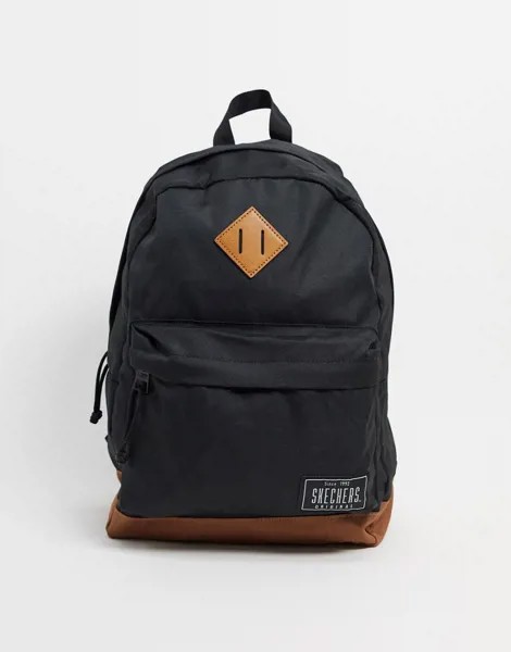 Черный рюкзак с логотипом Skechers-Мульти