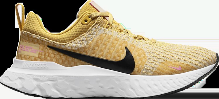 Кроссовки Wmns React Infinity Run Flyknit 3 'Wheat Gold', золотой