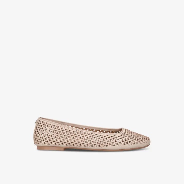 Кожаные балетки quinn с кристаллами Carvela, красный