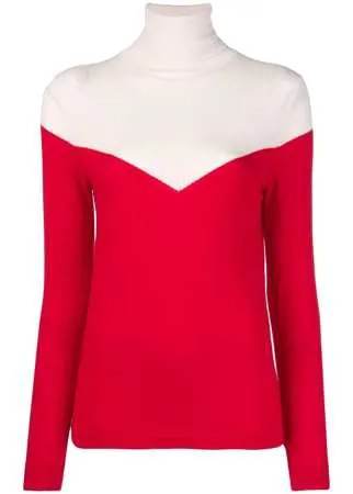 Cashmere In Love two-tone roll neck jumper