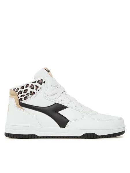 Кроссовки Raptor Mid Leopard WN 101.179740-C0351 Diadora, черно-белый
