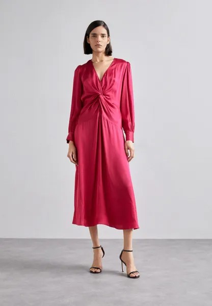 Элегантное платье Robe The Kooples, цвет cherry
