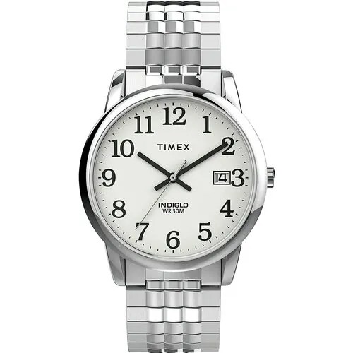 Наручные часы TIMEX Easy Reader, серебряный, белый