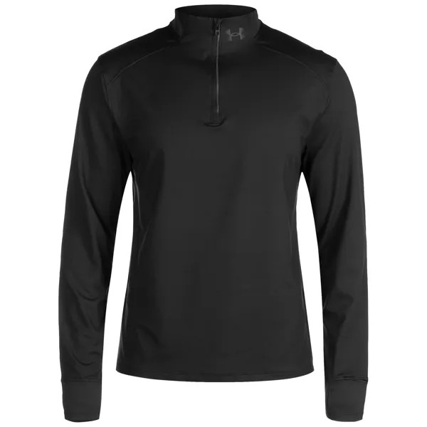 Лонгслив Under Armour Qualifier Run 1/4 Zip, черный