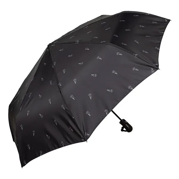 Зонт складной мужской автоматический FERRE MILANO 6036-OC, черный