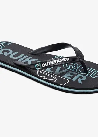 Шлепанцы мужские Quicksilver Molokai Nitro AQYL100787 черные 8 US
