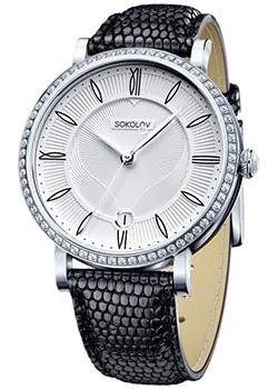 Fashion наручные  женские часы Sokolov 102.30.00.001.01.01.2. Коллекция Enigma