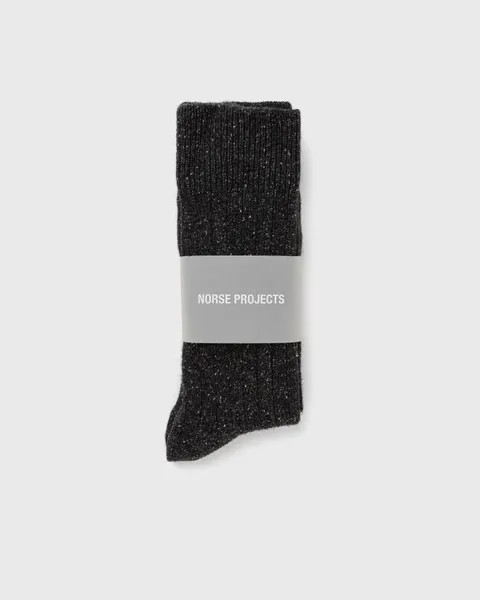 Носки Norse Projects Bjarki Neps, цвет charcoal melange