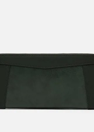 Кошелек Master-piece Essential Leather Round Zipper, цвет зелёный