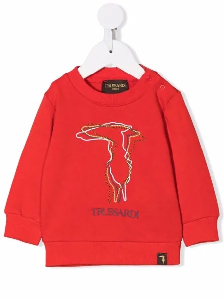 TRUSSARDI JUNIOR толстовка с логотипом