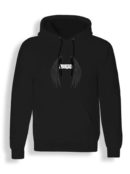 Худи унисекс Каждому Своё Lucifer/Люцифер/Сериал SRLU12 черное S