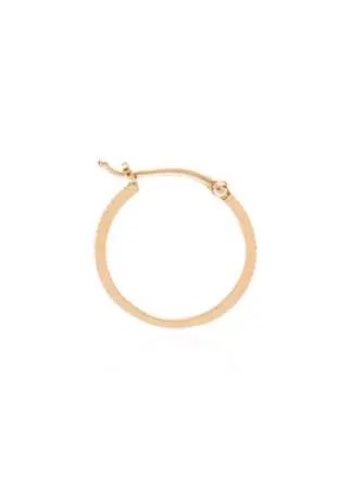 Foundrae золотая серьга-кольцо с бриллиантами