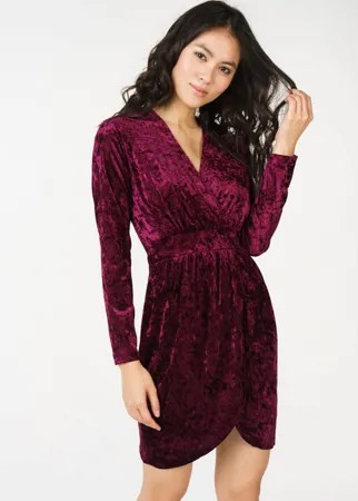 Вечернее платье женское AScool DRESS2801 бордовое 48 RU