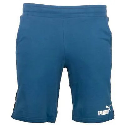Puma Double Down Tape 9 Shorts Мужские синие повседневные спортивные штаны 84858717