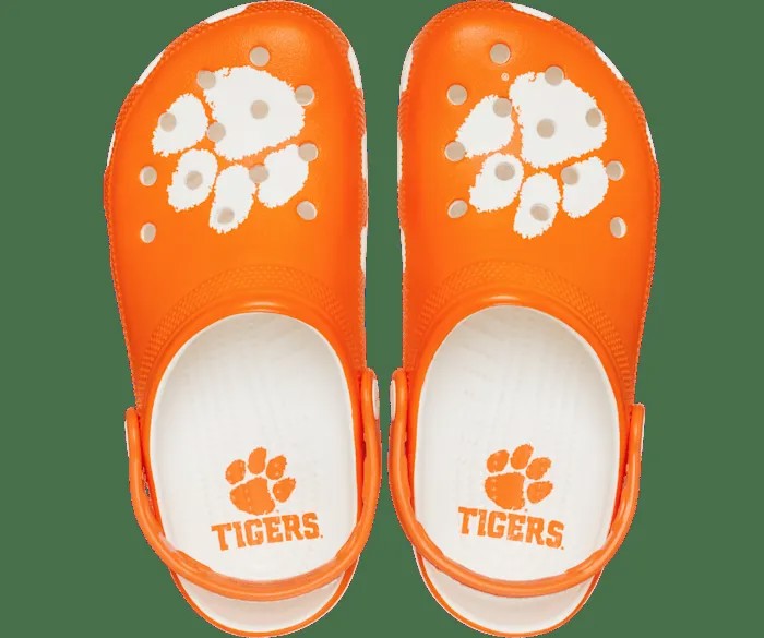 Классические сабо Clemson Crocs женские, цвет White