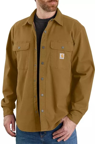 Мужская куртка-рубашка Carhartt на флисовой подкладке