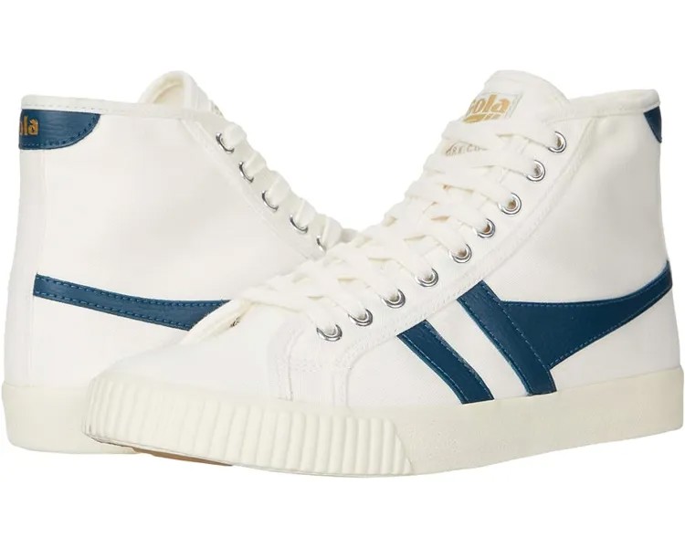 Кроссовки Gola Tennis Mark Cox High, цвет Off-White/Vintage Blue