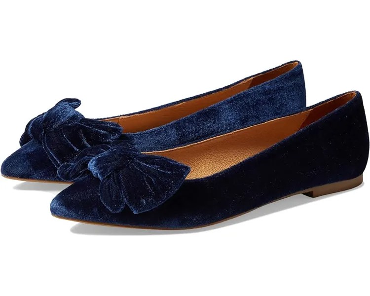 Балетки Jack Rogers Heidi Flat, цвет Midnight Navy/Midnight Navy