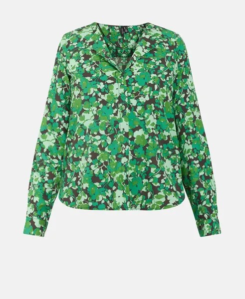 Рубашка блузка Vero Moda, темно-зеленый