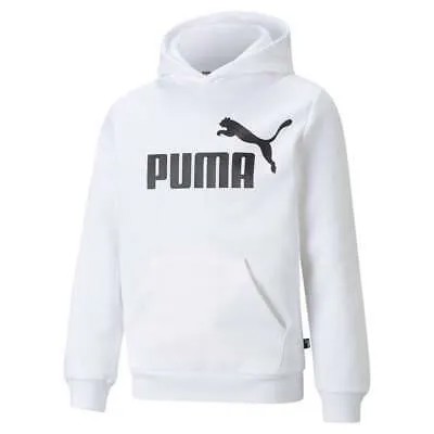 Пуловер с капюшоном и логотипом Puma Ess, молодежная повседневная верхняя одежда для мальчиков, размер M 58696502