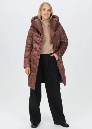 Куртка женская ElectraStyle 3У-6014/1-2632 коричневая 170, 42