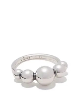 Georg Jensen серебряное кольцо Moonlight Grapes