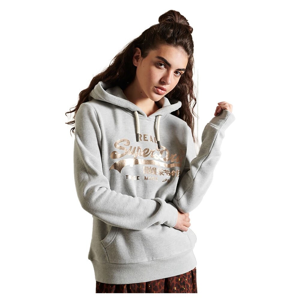 Худи Superdry Vintage Logo Boho Sparkle, розовый
