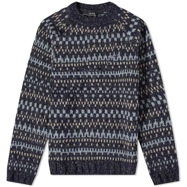 Джемпер A.P.C. Leonhard Fair Isle Crew Knit