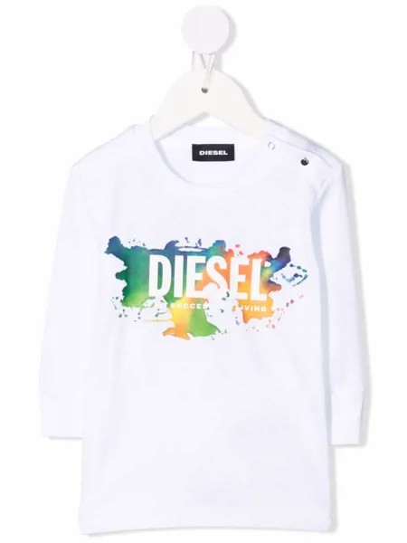 Diesel Kids футболка с логотипом