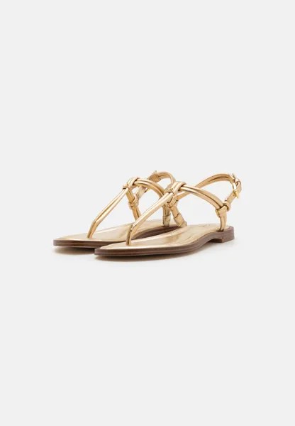 Шлепанцы ASTRA THONG MICHAEL Michael Kors, золото