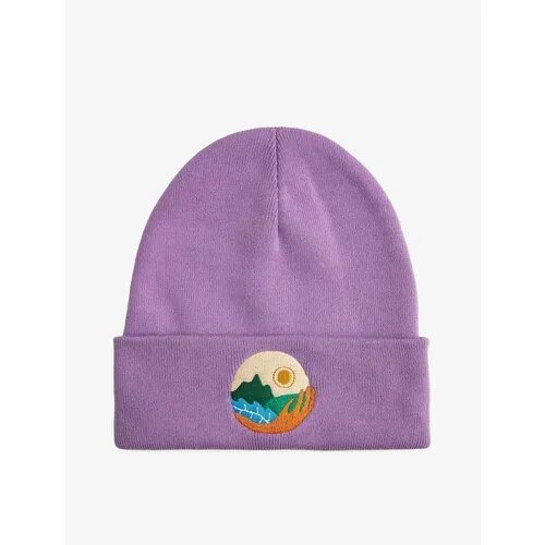 Шапка KOTON Женская шапка, размер T, лиловый