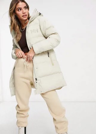 Белая дутая куртка-парка Helly Hansen Adore-Белый