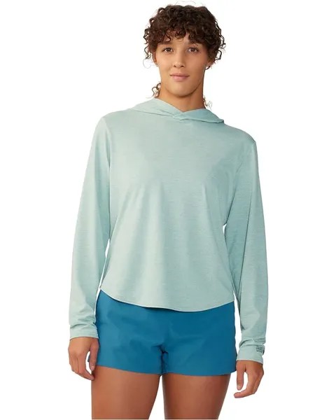 Худи Mountain Hardwear Sunblocker Long Sleeve, цвет Mineral Spring Heather