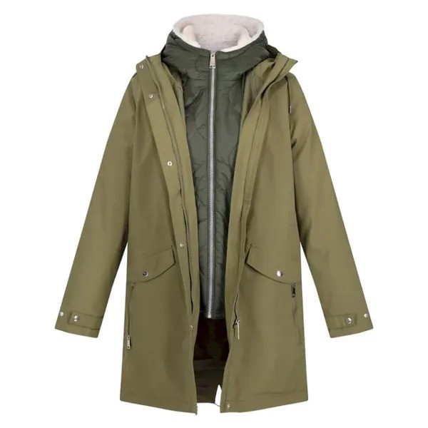 Женская водонепроницаемая куртка Giovanna Fletcher Collection Brentley 3 в 1 Regatta, зеленый