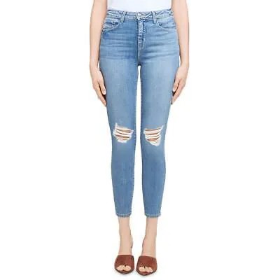 LAgence Женские укороченные джинсовые джинсы Margot Blue с потертостями 31 BHFO 0289