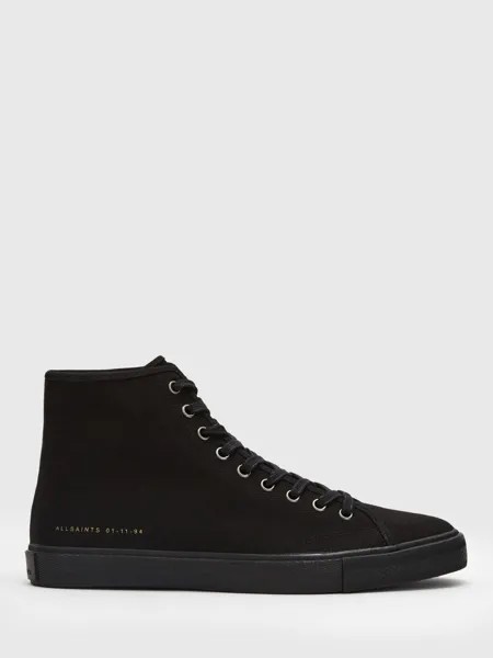 Высокие кеды AllSaints Bryce Canvas, черные