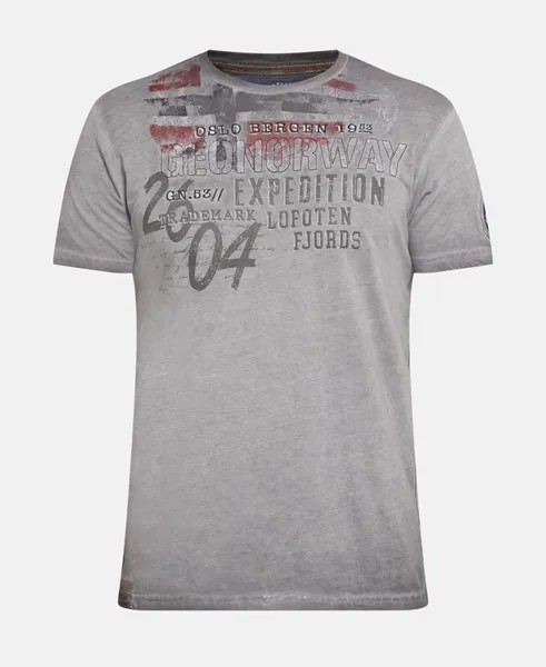 Футболка Geographical Norway, цвет Medium Grey