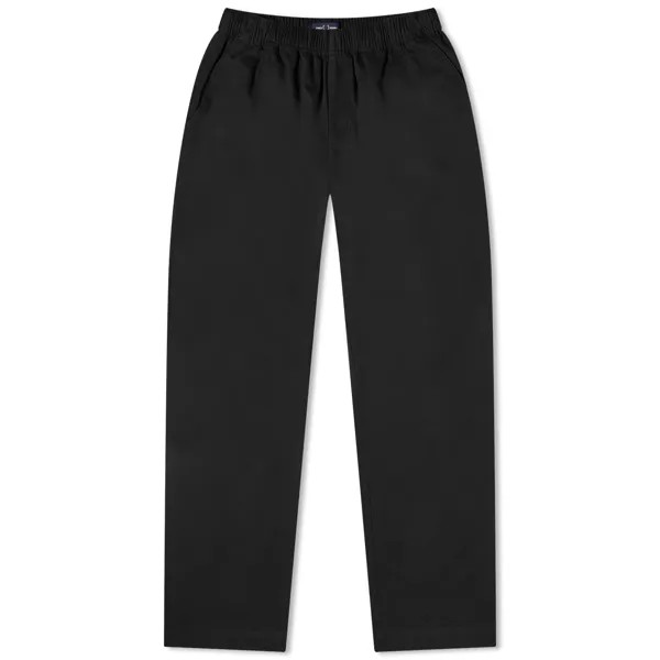 Брюки Fred Perry Twill Drawstring Trousers, черный