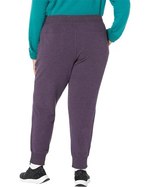 Брюки L.L.Bean Plus Size Bean's Cozy Joggers, цвет Darkest Purple Heather