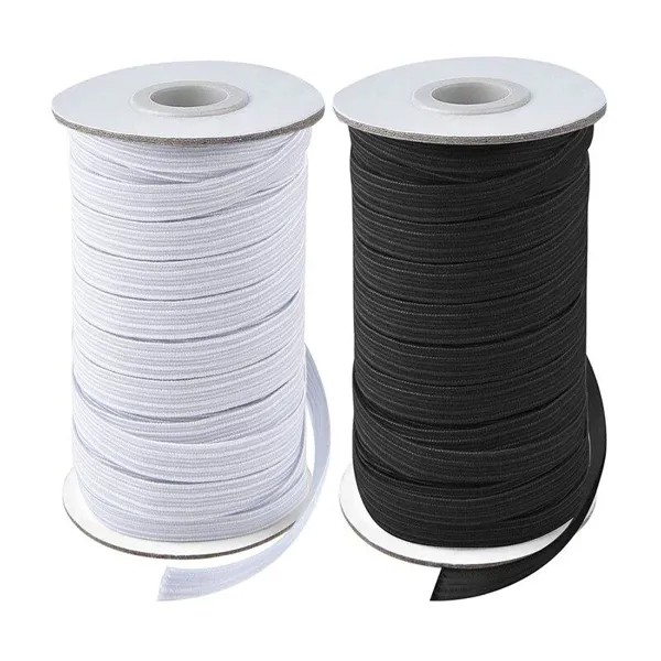 3-12 мм плоские эластичные ленты черный белый нейлон резиновая талия для беременных детей DIY шитье одежды аппликации сумки аксессуары
