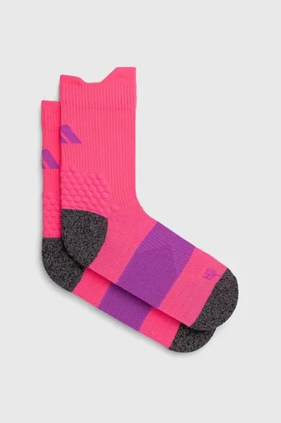 Носки RUNxUB23 adidas Performance, розовый