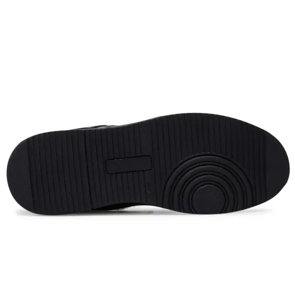 Женские кроссовки Versace Jeans из телячьей кожи, черный
