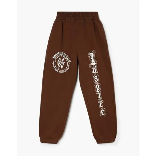 Брюки Gloria Jeans, размер 14+/164 (42), коричневый