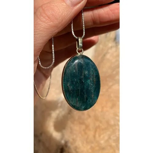 Колье True Stones, апатит, синий