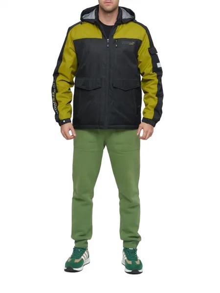 Спортивная куртка мужская NoBrand AD8816 черная 50 RU