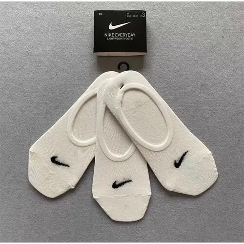 Носки NIKE, комплект, 3 пары, размер M, белый